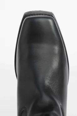 Stövlar|Our Legacy Flat Toe Boot Svart Läder