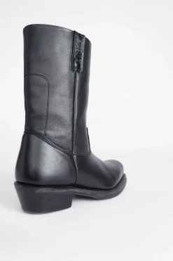 Stövlar|Our Legacy Flat Toe Boot Svart Läder