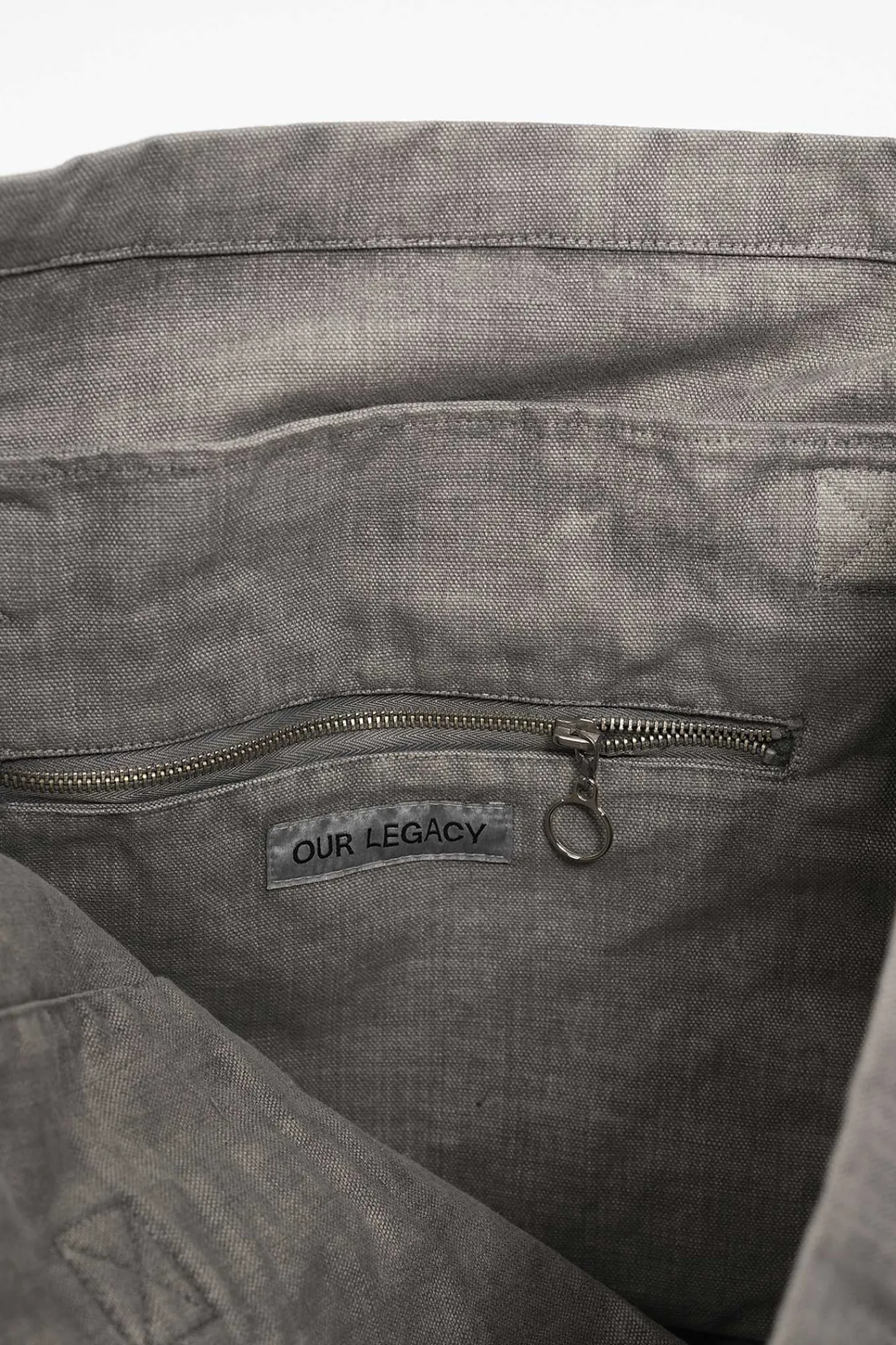 Pasar|Our Legacy Flygvaska Attic Carbon Wash Canvas