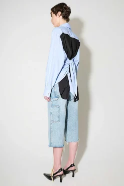 Skjorttyg|Our Legacy Forklade Skjorta Azorerna Stripe Seashore Cotton