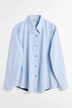 Skjorttyg|Our Legacy Forklade Skjorta Azorerna Stripe Seashore Cotton
