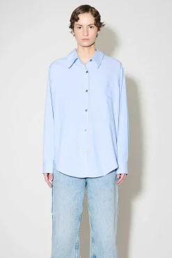 Skjorttyg|Our Legacy Forklade Skjorta Azorerna Stripe Seashore Cotton