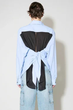 Skjorttyg|Our Legacy Forklade Skjorta Azorerna Stripe Seashore Cotton