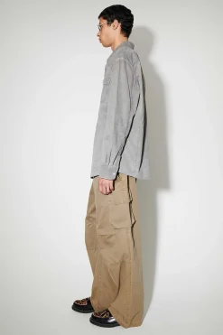 Skjorttyg|Our Legacy Frontier Shirt Attic Carbon Wash Denim