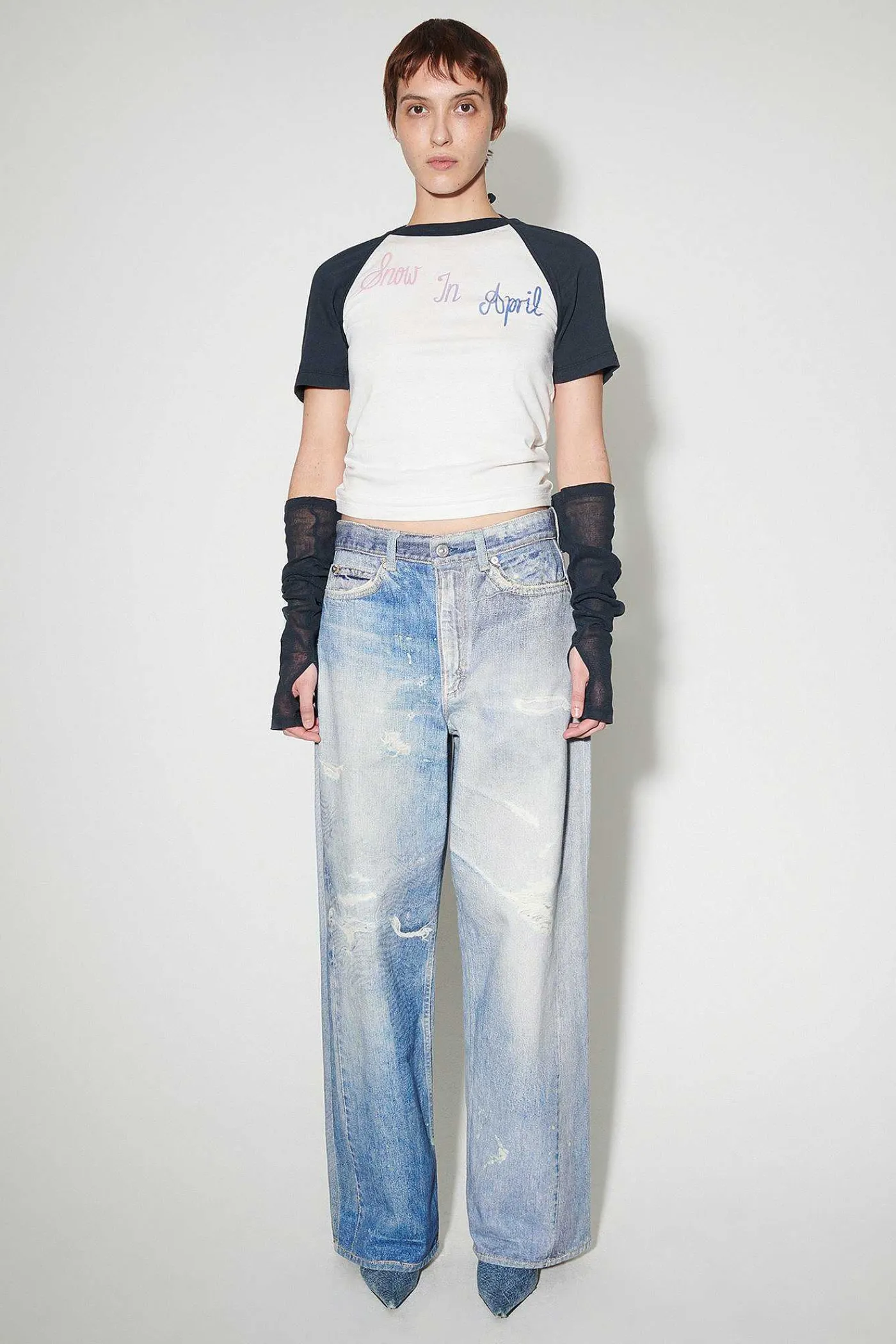 Jeans|Our Legacy Fullt Klippt Digitalt Jeanstryck