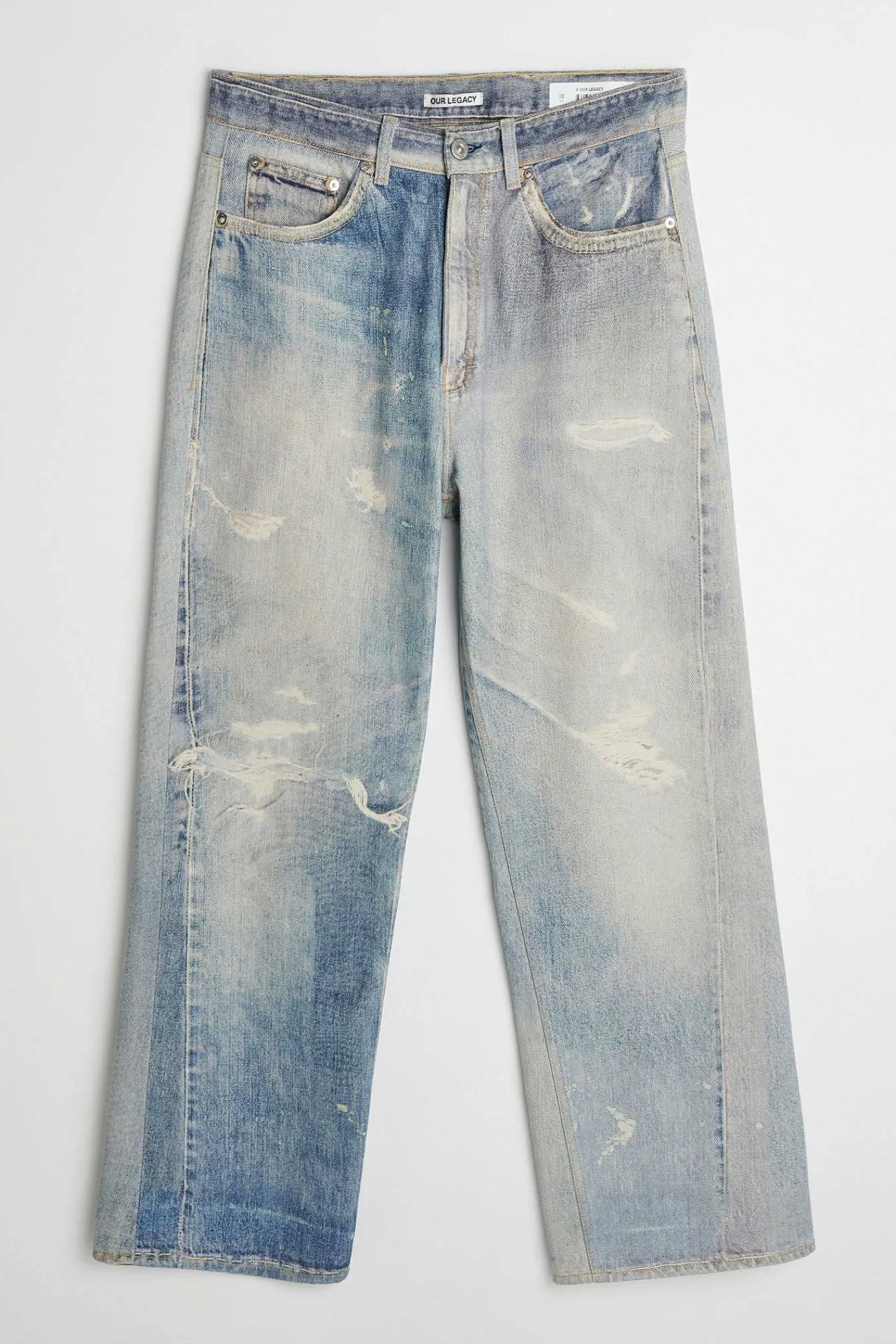 Jeans|Our Legacy Fullt Klippt Digitalt Jeanstryck