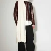 Halsdukar|Our Legacy Grand Stickad Scarf Naturlig Rufsig Bomull