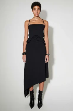Klänningar|Our Legacy Hang Dress Black Super Sport Jersey