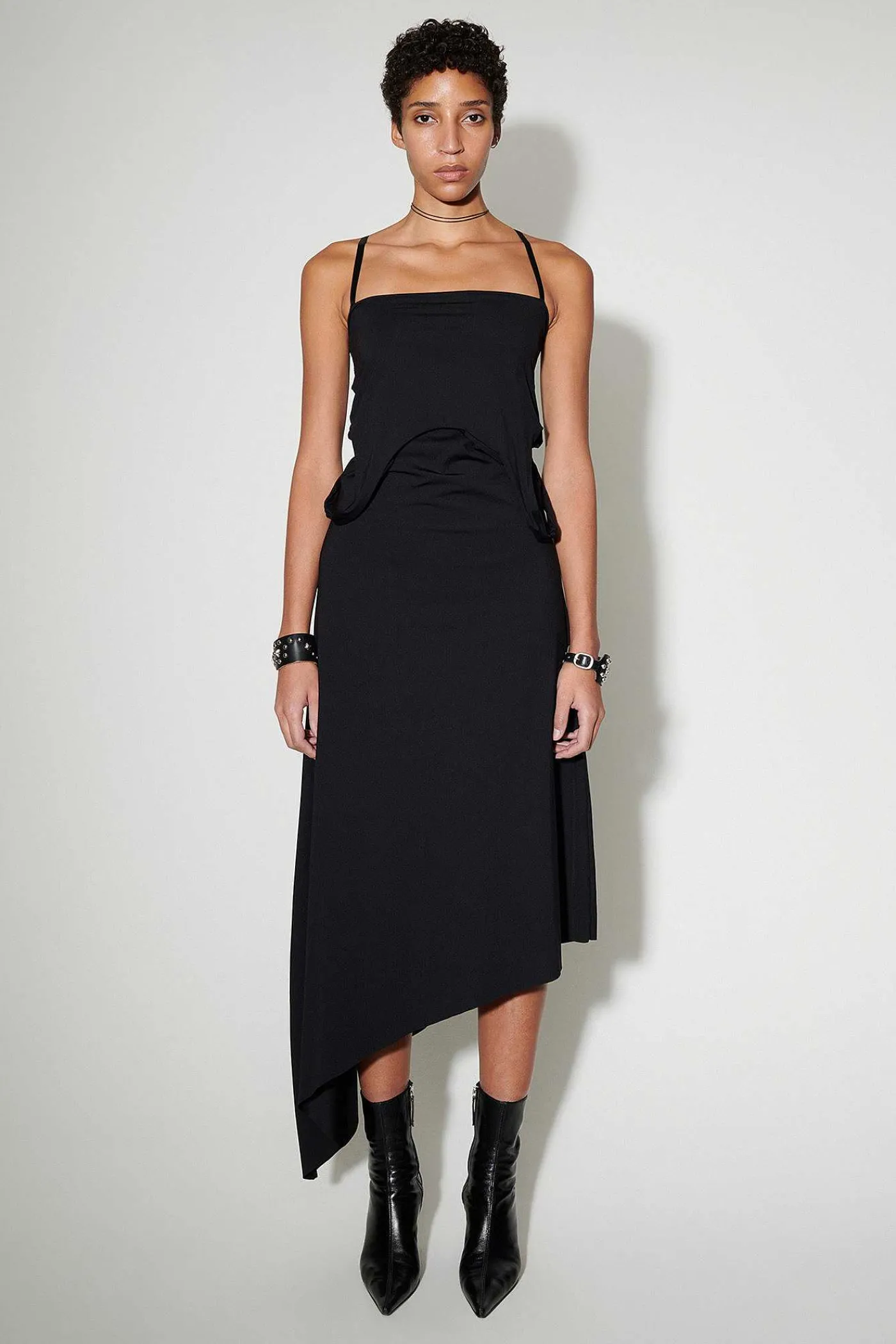Klänningar|Our Legacy Hang Dress Black Super Sport Jersey