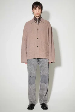Ytterkläder|Our Legacy Haven Jacka Brun Bohemian Sack Weave