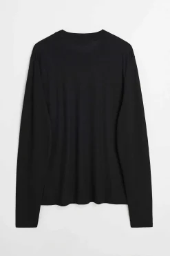Jersey|Our Legacy Hover Longsleeve Black Dry Crepe
