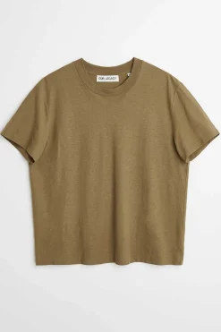 Jersey|Our Legacy Hover T-Shirt I Capers Green Dry Crepe