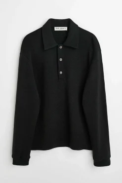 Jersey|Our Legacy Ile Piquet Black Pseudo Knit