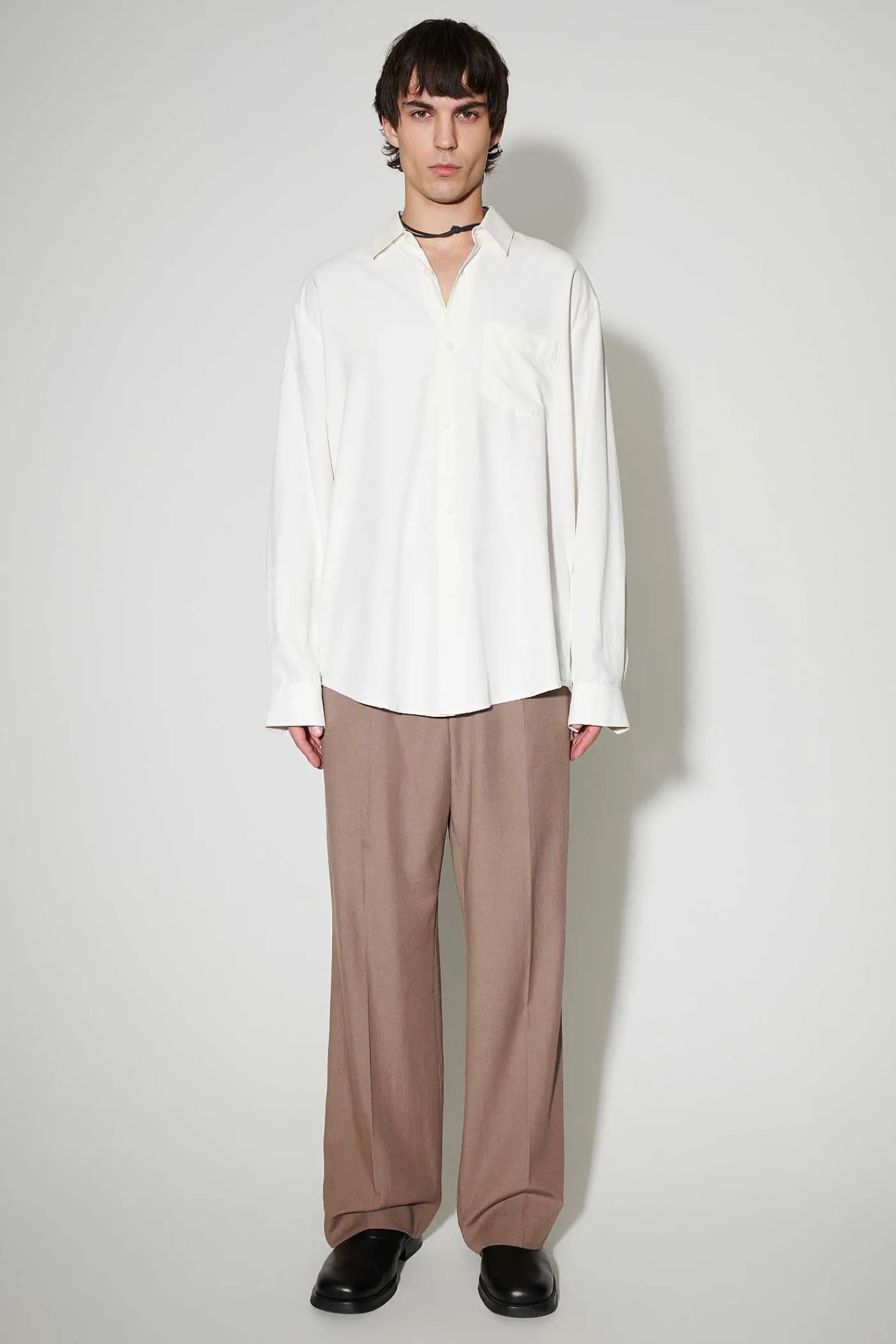 Skjorttyg|Our Legacy Initial Skjorta Off White Fine Silk