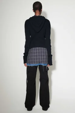 Stickat|Our Legacy Kompakt Huva I Royal Blue Cotton Cash