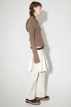 Stickat|Our Legacy Kompakt Huva I Tender Bison Cotton Cash