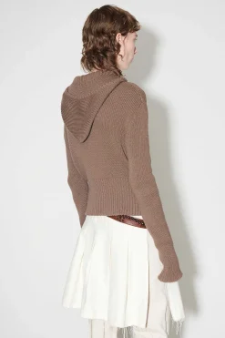 Stickat|Our Legacy Kompakt Huva I Tender Bison Cotton Cash