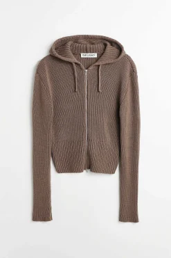 Stickat|Our Legacy Kompakt Huva I Tender Bison Cotton Cash