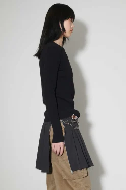 Stickat|Our Legacy Kompakt Rundhalsad Liqouirce Cotton Voile