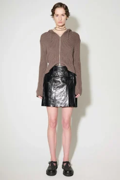 Läder|Our Legacy Kort Sarong True Dye Black Leather