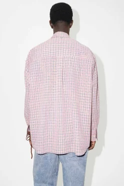 Skjorttyg|Our Legacy Lanad Bd-Skjorta Rosa Kumble Check