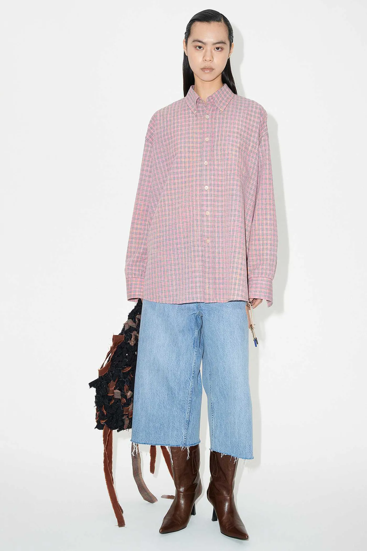 Skjorttyg|Our Legacy Lanad Bd-Troja Rosa Kimble Check