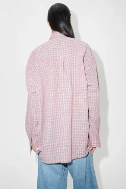 Skjorttyg|Our Legacy Lanad Bd-Troja Rosa Kimble Check