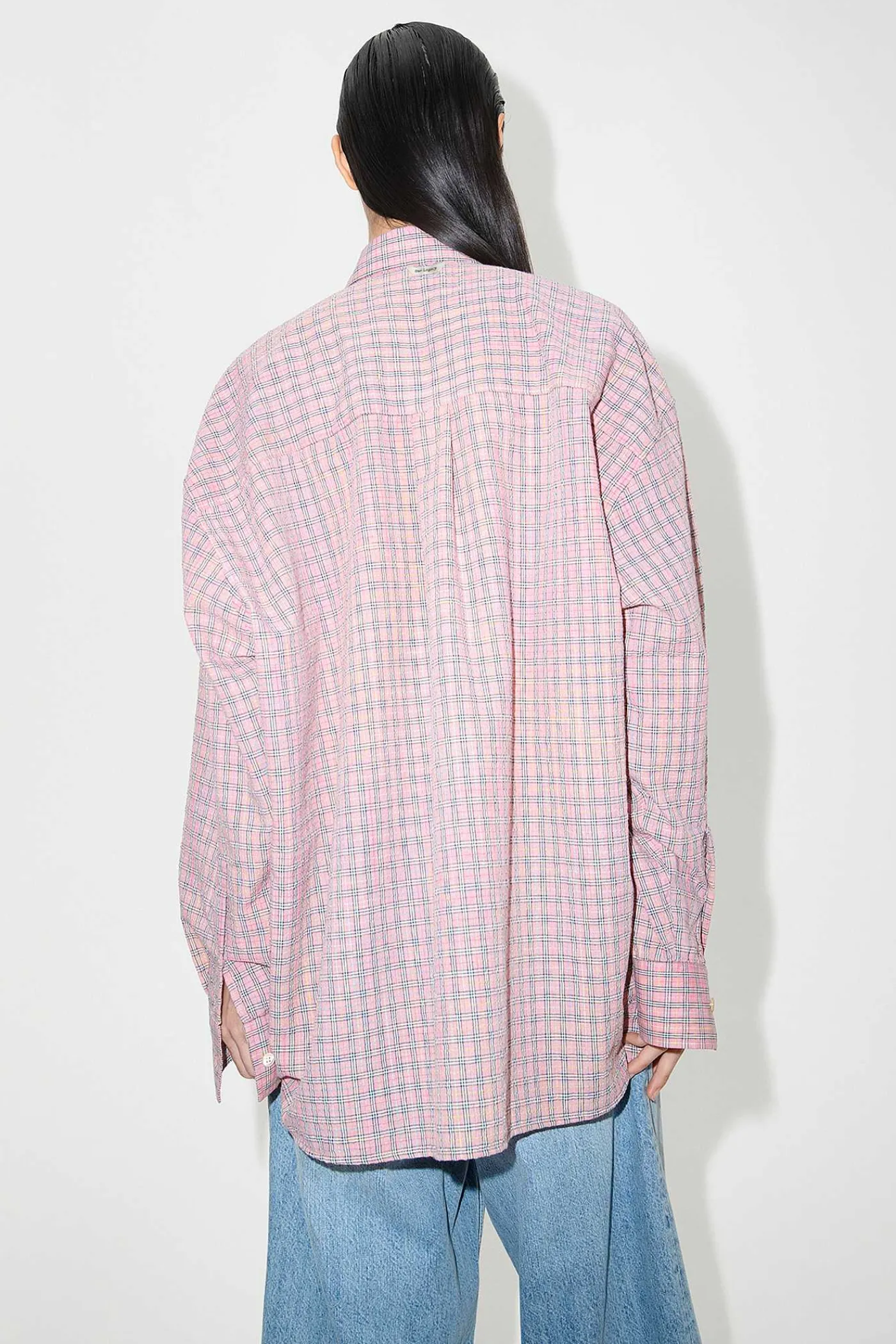 Skjorttyg|Our Legacy Lanad Bd-Troja Rosa Kimble Check