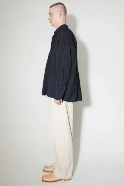Skjorttyg|Our Legacy Lant Skjorta Black Liquid Viscose