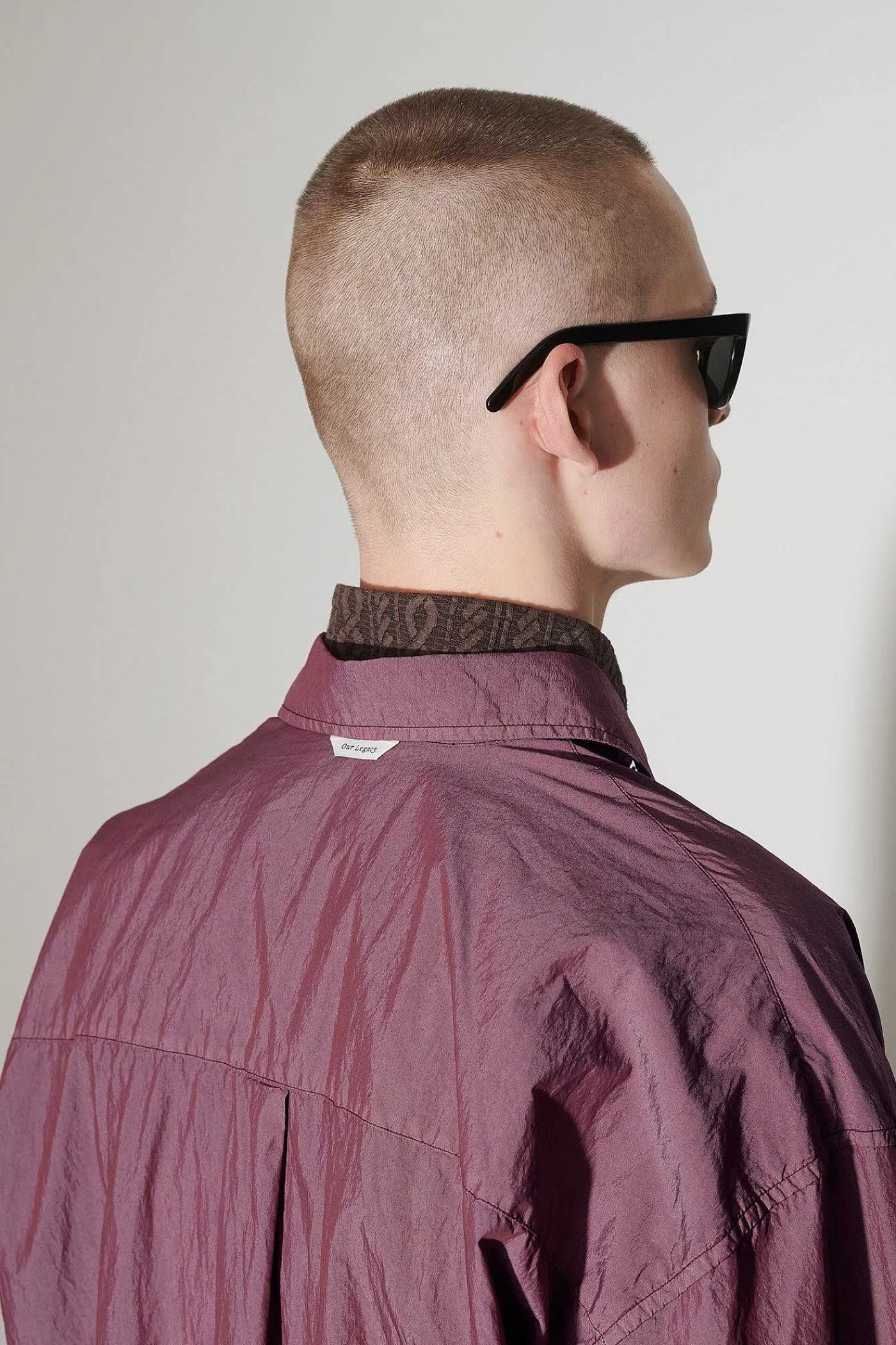 Skjorttyg|Our Legacy Lant Skjorta Hallon Fallskarm Poplin