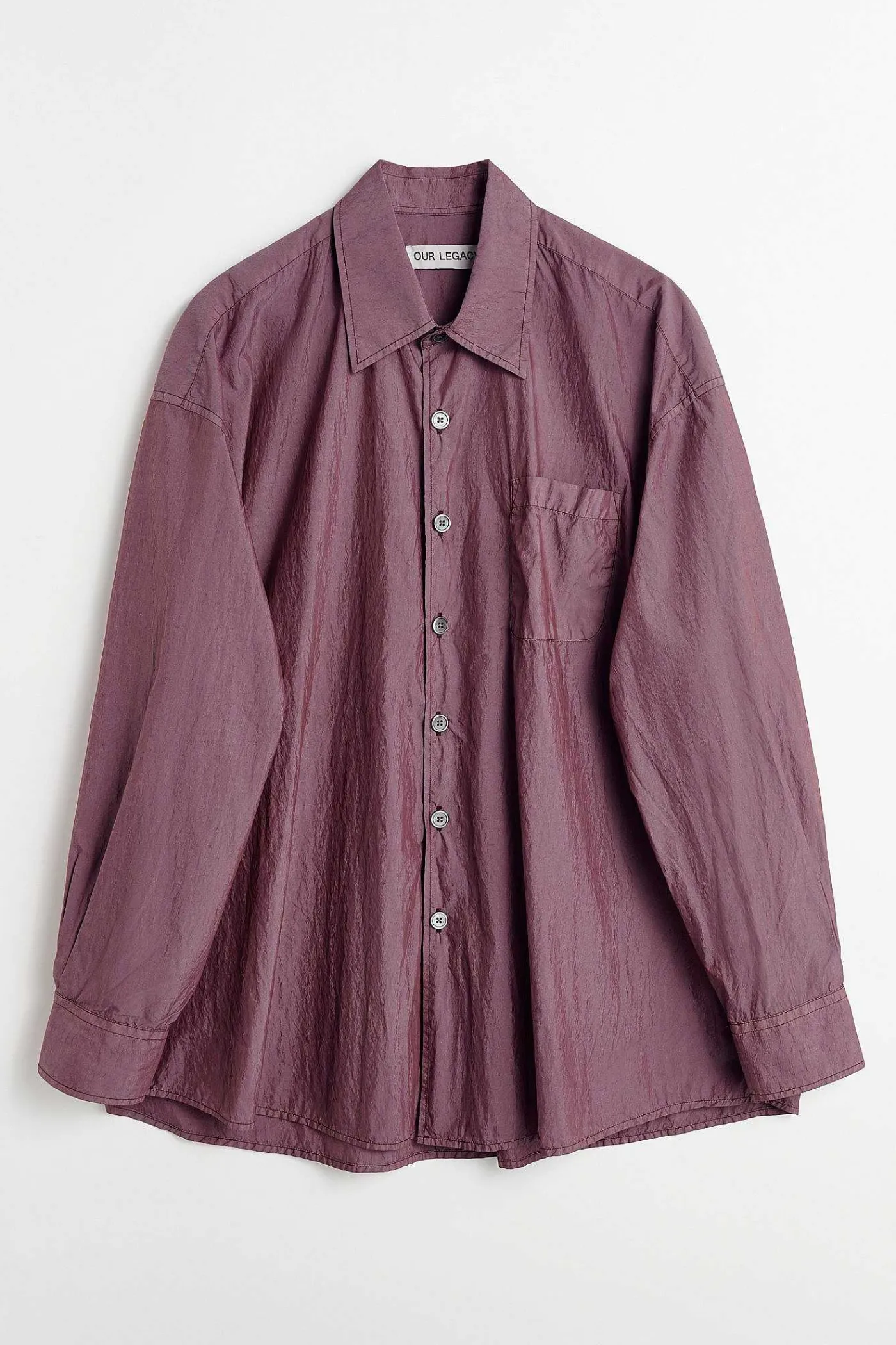 Skjorttyg|Our Legacy Lant Skjorta Hallon Fallskarm Poplin
