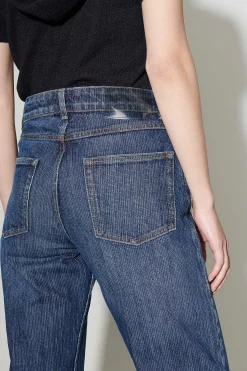 Jeans|Our Legacy Linear Cut Deep Blue Chain Twill