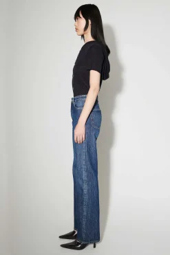 Jeans|Our Legacy Linear Cut Deep Blue Chain Twill