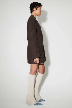 Passning|Our Legacy Manta Blazer Antik Choklad Arctic Linne