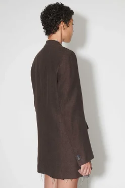 Passning|Our Legacy Manta Blazer Antik Choklad Arctic Linne