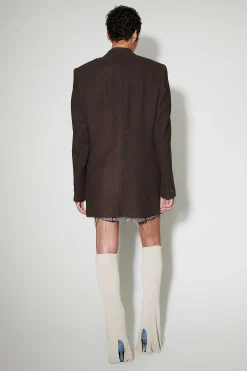 Passning|Our Legacy Manta Blazer Antik Choklad Arctic Linne
