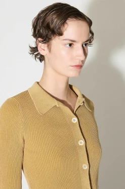 Stickat|Our Legacy Mazzy Polo Wet Sand Crunchy Cotton