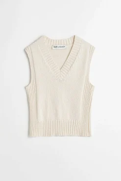 Stickat|Our Legacy Michigan Tank Naturlig Bomull