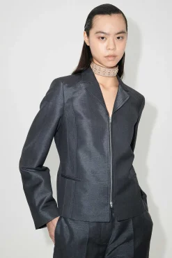 Passning|Our Legacy Min Blazer Gra Mnemonic Wool