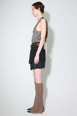 Kjolar|Our Legacy Mini Jeanskjol Svart Canvas