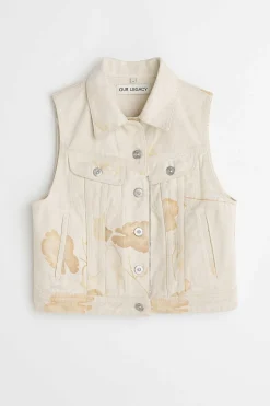 Ytterkläder|Our Legacy Mini Jeansvast Dygnsblomma Tryckt Jeans