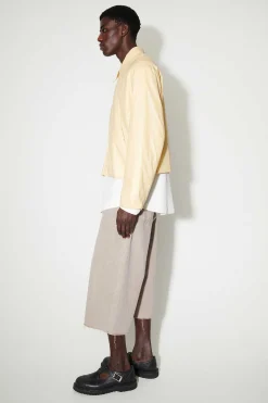 Ytterkläder|Our Legacy Minijacka Cream Gummerad Nylon