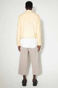Ytterkläder|Our Legacy Minijacka Cream Gummerad Nylon