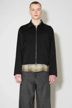 Passning|Our Legacy Minijacka Svart Worsted Wool