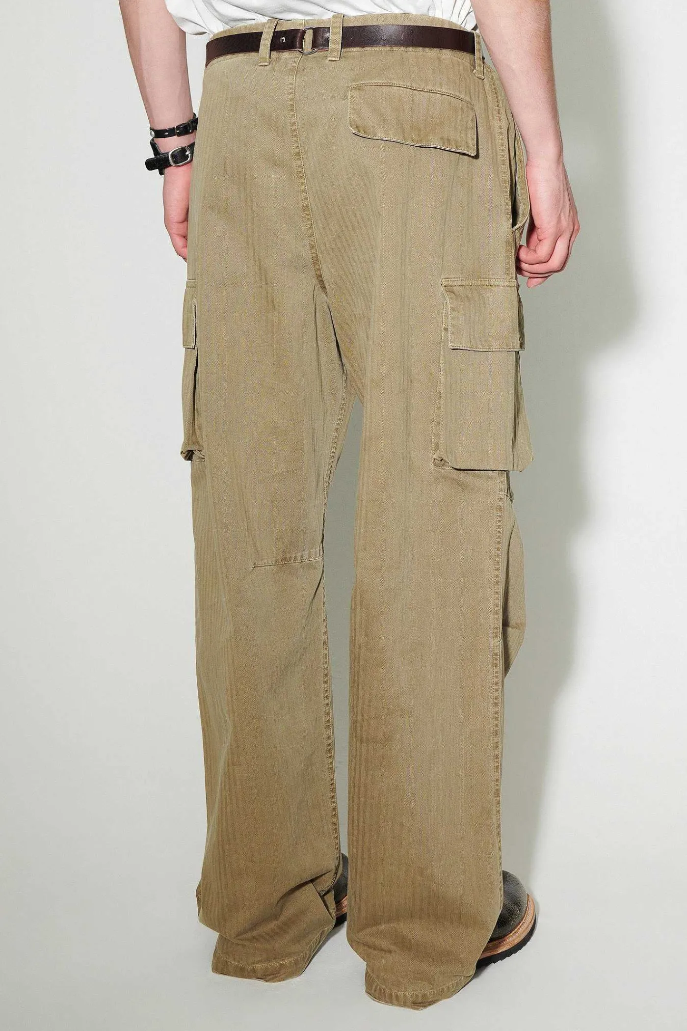 Byxor|Our Legacy Mount Cargo Uniform Olive Fiskben