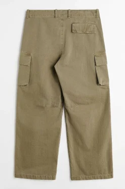 Byxor|Our Legacy Mount Cargo Uniform Olive Fiskben
