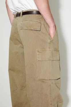 Byxor|Our Legacy Mount Cargo Uniform Olive Fiskben