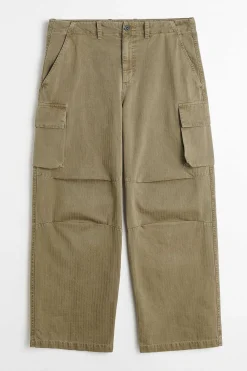 Byxor|Our Legacy Mount Cargo Uniform Olive Fiskben