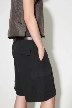 Shorts|Our Legacy Mount Shorts Black Canvas