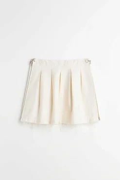 Kjolar|Our Legacy Objekt Kjol Naturlig Crinkled Bomull Nylon